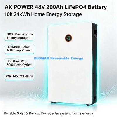 パワーウォール 48V 200Ah LiFePO4 ウォールバッテリー 住宅用太陽光貯蔵ソリューション