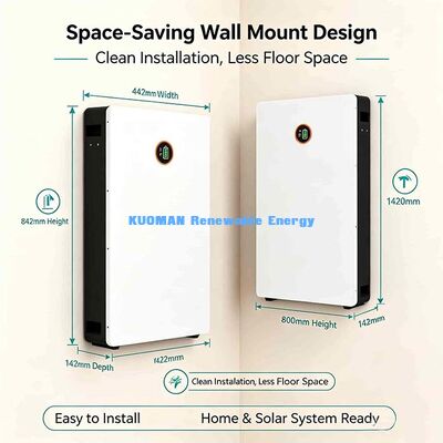 グローバル家庭用太陽光発電ストレージ用 CE UL UN38.3認証 51.2V 200Ah Powerwall LiFePO4バッテリー
