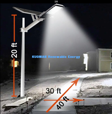 200W High Power Solar Street Light Wide Illumination Driveway Solar Light