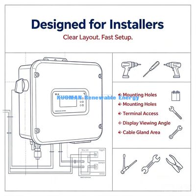 1kW-6kW オングリッド太陽光発電インバーター 単相PVグリッドタイインバーター 家庭用太陽光発電システム向け