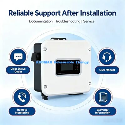 IP65防水グリッドタイソーラーインバーター 97.8%高効率住宅用太陽光発電インバーター