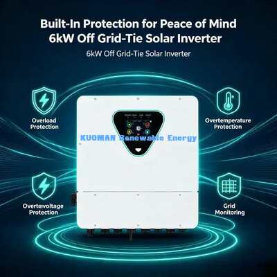 IP65-6KL 6KW スプリットフェーズハイブリッドソーラーインバーター