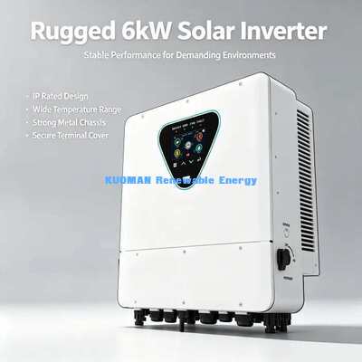 IP65屋外防水6KWソーラーハイブリッドインバーター オフグリッドバックアップ電源