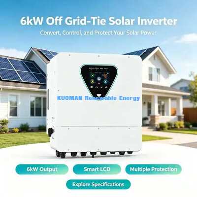 6KW 2 MPPT ソーラーハイブリッドインバーター 電流トランス WiFiリモート監視