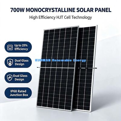 農業用太陽光発電所 700ワットの双面パネル,裏側エネルギー増強
