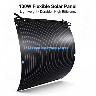 105W ブラックPETフレキシブルソーラーパネル、バルコニー、キャンピングカー、オーバーランディング用高効率ソーラーモジュール