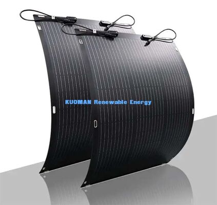 105W 19.4V 柔軟な太陽光発電パネル,曲げられた表面のための360度折りたたみ可能な太陽光モジュール
