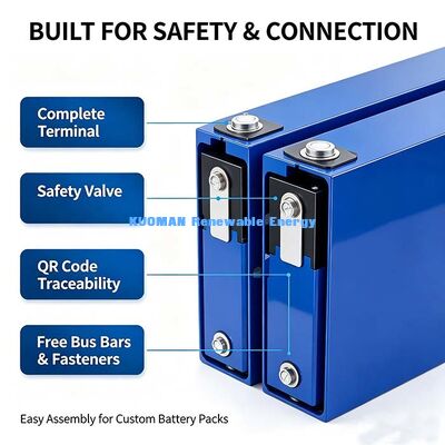 A級 300Ah 3.2V リチウム鉄リン酸電池,電信基地局のバックアップ電源のためのプリズマ式貯蔵電池